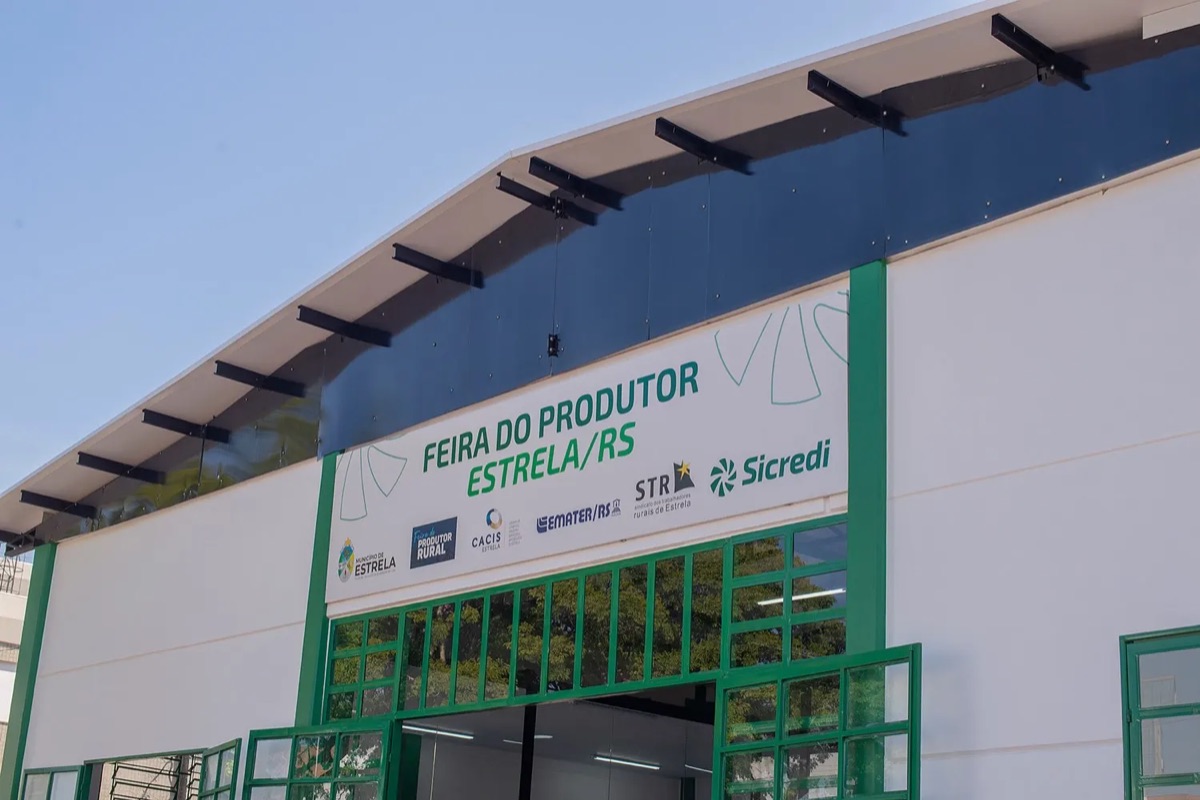 Feira do Produtor de Estrela, estrutura pré-fabricada
